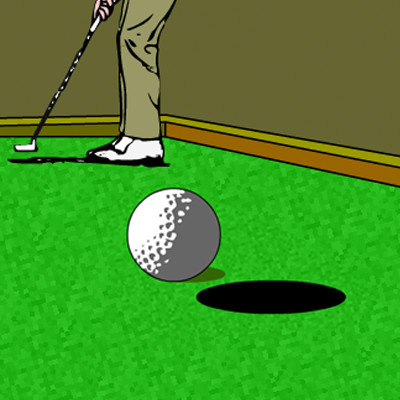 🕹️ Play Mini Golf 2D Game: Free Online Flat Sideview Minigolf Game: Get a  Hole in One Eagle!