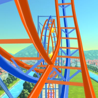 Rollercoaster: jogo de montanha russa rush