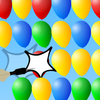 Ballonnen Schieten spelen op Elkspel, gratis voor