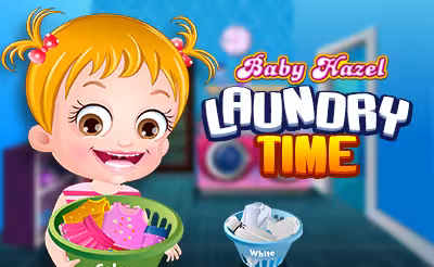 Baby Hazel Laundry Time