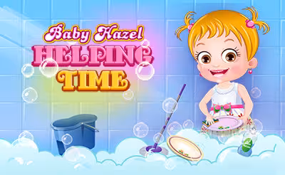 Baby Hazel Helping Time