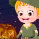Baby Hazel Halloween Night