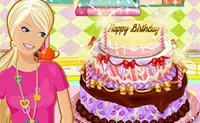 Games barbie online cake