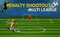 Penalty Shootout: Multi League 🕹️ Play Now on GamePix