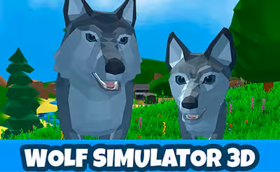 Wolf Simulator: Wild Animals 3D
