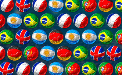 Jogo Bubble Shooter World Cup no Jogos 360