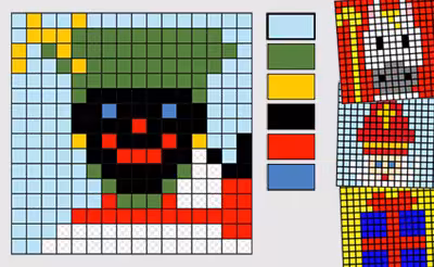 Sinterklaas Mozaïek Maken 16x16