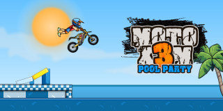 Moto X3M Pool Party - Racing games 