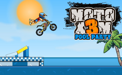 Moto X3M Pool Party - Racing games 