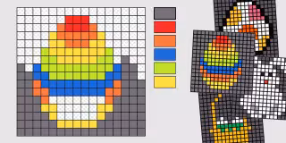 Easter Mozaics 16x16