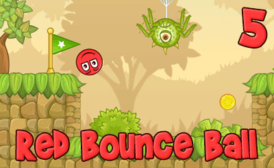 red bouncy ball game