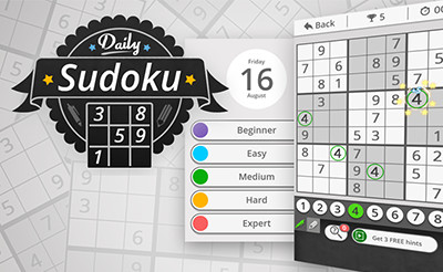 Daily Sudoku 2 - Pulmat pelit - 1001 Pelit