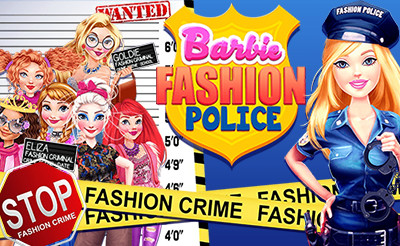 barbie fashion police game