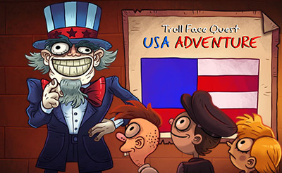 Troll Face Quest: USA Adventure - Troll Face Quest pelit - 1001 Pelit