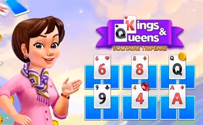 Kings and Queens Solitaire TriPeaks