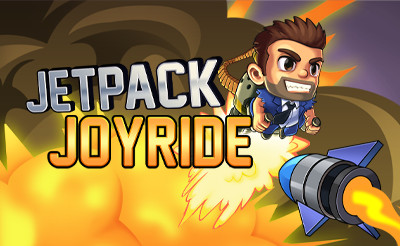 Jogo da mochila a jato de bolhas de sabão, corrida infinita com obstáculos,  Jetpack Joyride, joguinh 