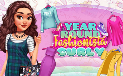 Year Round Fashionista Curly - Jogos de Vestir - 1001 Jogos