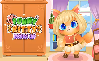 Funny Kitty Dressup