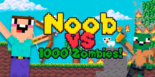 Noob Vs 1000 Zombies! - Action Games - 1001Games.Com