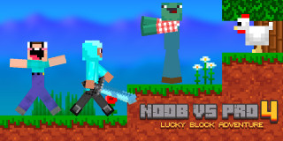 Noob Vs Pro 4: Lucky Block 🕹️ Play Now on GamePix