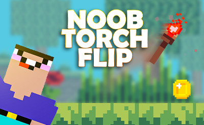 Noob Torch Flip 2D - Jogue Noob Torch Flip 2D Jogo Online