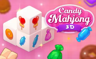 Mahjong 3D Candy - Älypelit - 1001 Pelit