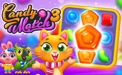 Jogo Candy Cane Match 3 no Jogos 360