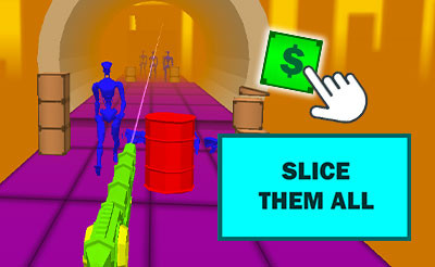 Slice Them All! 3D - Jogos de Arcade - 1001 Jogos