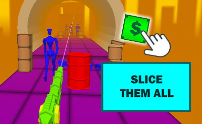 Slice Them All! 3D - Online Žaidimas