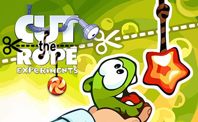 Cut the Rope Experiments app website Stock Photo - Alamy