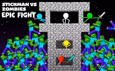 Stickman vs Zombies: Epic Fight