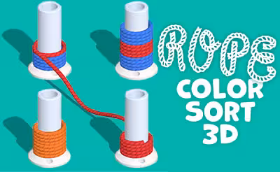 Rope Color Sort 3D