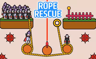 Rope Rescue - Unique Puzzle