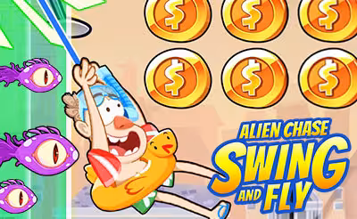 Alien Chase - Swing and Fly
