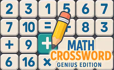 Math Crossword Puzzle - Genius Edition