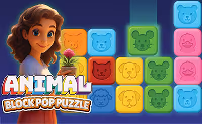 Animal Block Pop Puzzle
