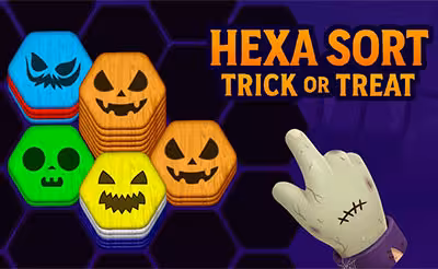 Hexa Sort: Trick or Treat