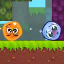 Fire Ball and Water Ball: Parkour Love Balls