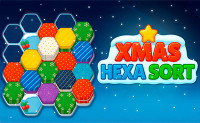 Xmas Hexa Sort