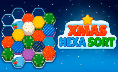 Xmas Hexa Sort