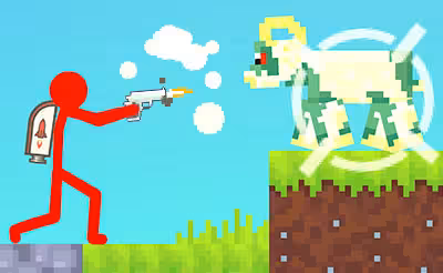 Stick vs Monster School 2