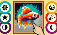 Coloring: Mosaic by Symbols