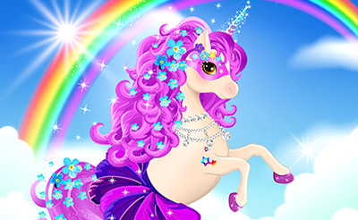 Unicorn Dress Up Girls - Eläinpelit - 1001 Pelit